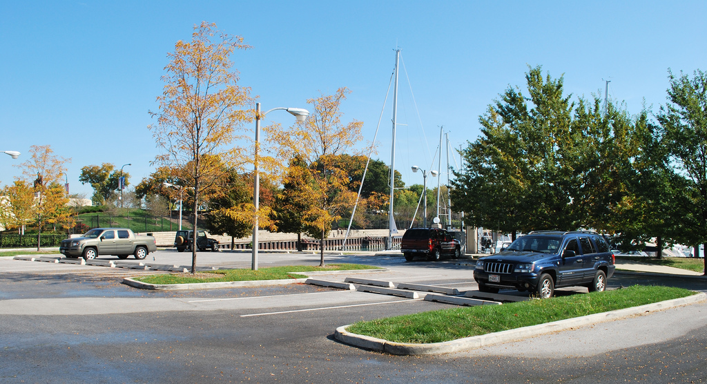 Parking right beside fleet